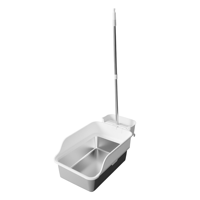 3-in-1 Stainless Steel Litter Box