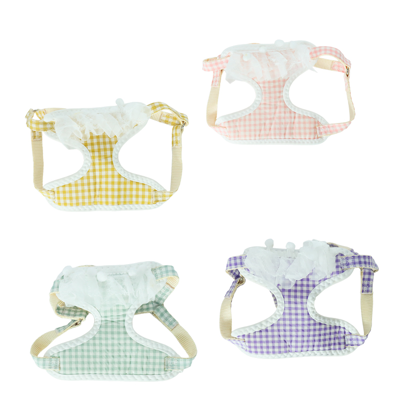 Lace-Trim Mesh Harness