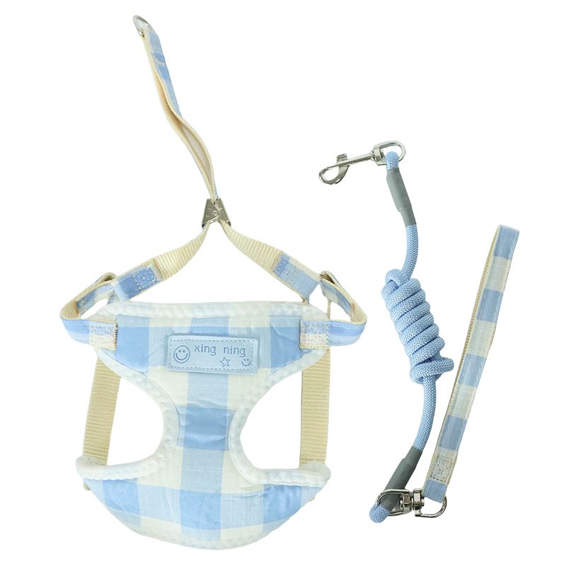 Large Plaid Mesh Harness