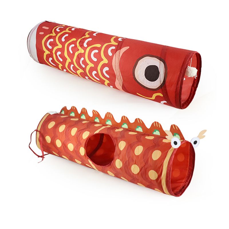 Carp & Dragon Dance Pet Tunnel